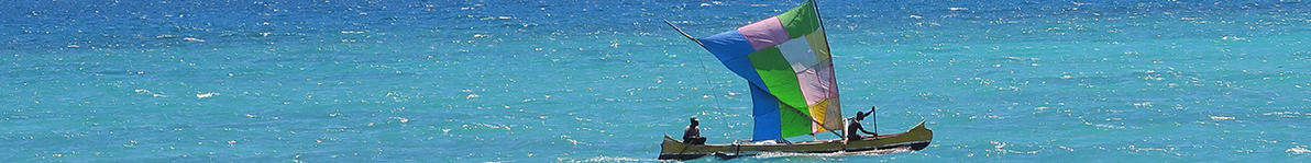 Sailboat in the ocean